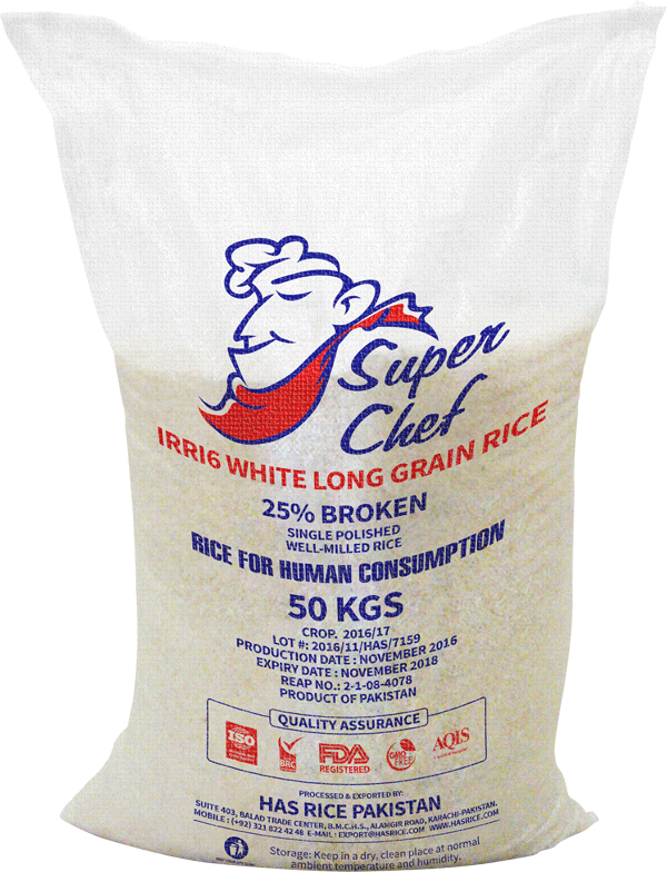 Pakistan White Rice, 5% Broken